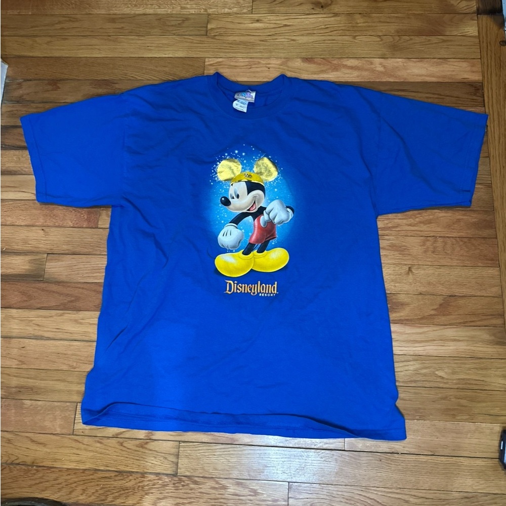 Disneyland Resort 50th Anniversary Blue T-shirt XL Mickey Mouse